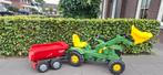 John Deere Traptractor met voorlader en aanhanger, Kinderen en Baby's, Speelgoed | Buiten | Voertuigen en Loopfietsen, Ophalen