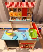 Houten Speelgoedwinkel met Accessoires, Ophalen, Zo goed als nieuw, Hout, Speelkeuken
