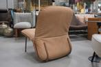 2 x prachtige luxe fauteuil CLIP Jess design metaal & leer, Ophalen, 75 tot 100 cm, Zo goed als nieuw, Metaal