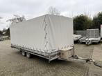 Hulco Plateauwagen met huif 500x200x180 cm 3000 kg bj 2016, Gebruikt