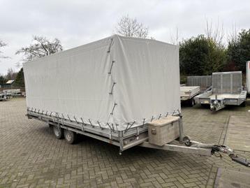 Hulco Plateauwagen met huif 500x200x180 cm 3000 kg bj 2016 beschikbaar voor biedingen