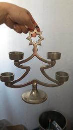 Mooi kerst kaarsjes kandelaar houder staal goedkoop €7, Ophalen of Verzenden, Overige materialen