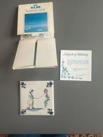 KLM business class delftsblauw tegeltje, Verzamelen, KLM Huisjes, Ophalen of Verzenden, Zo goed als nieuw