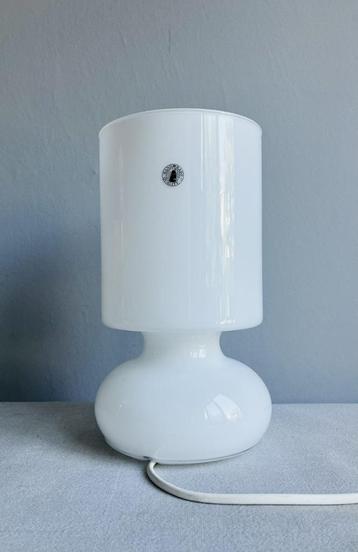 Lykta vintage tafellamp wit glas Ikea handgemaakt nineties beschikbaar voor biedingen