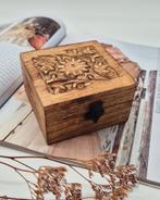 Houten Sieradendoos met Bloemmotief, Minder dan 50 cm, Nieuw, Minder dan 50 cm, Ophalen of Verzenden