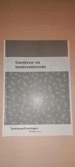 GRATIS EUR Rechten samenvatting goederen en insolventierecht, Ophalen, Zo goed als nieuw, WO, Tentamentrainingen