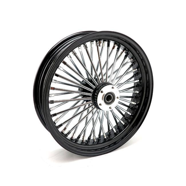 Fat spokes achterwiel zwart 4.25 x 18, Motoren, Onderdelen | Harley-Davidson, Nieuw, Ophalen