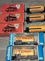 MARKLIN SHELL KETELWAGENS, Wisselstroom, Wagon, Ophalen of Verzenden, Zo goed als nieuw