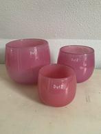Dutz vazen / potten, kleur roze / fuchsia, Huis en Inrichting, Woonaccessoires | Vazen, Minder dan 50 cm, Ophalen of Verzenden