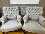 Twee Luxe Bocx Interiors Sophie Fauteuils, Ophalen of Verzenden, Zo goed als nieuw, Stof, 75 tot 100 cm