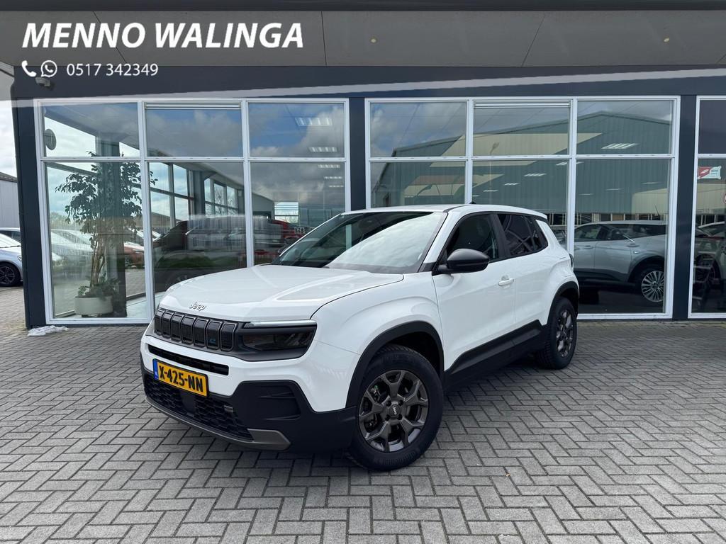 Jeep Avenger Longitude 54 kWh | Apple carplay /Android auto, Auto's, Jeep, Stof, Gebruikt, 156 pk, Parkeersensor