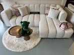 Luxe Velvet Teddy Loungebank Barry 280x175cm NIEUW - WIT, 250 tot 300 cm, Info@oosterbaanwonen.nl, Hoekbank, Nieuw