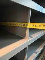 Vakken kast, Metalen archiefkast met slot en sleutel antiek., Ophalen of Verzenden