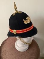 Kolbak met punt donker blauw met goud, Carnaval, Overige maten, Ophalen of Verzenden, Zo goed als nieuw