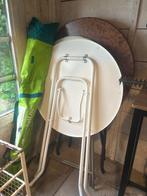 3 statafels – 2 wit & 1 bruin – inklapbaar, Huis en Inrichting, Tafels | Statafels, Ophalen