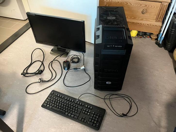 Cooler master computer set. Windows 11 en intel core i7, Computers en Software, Desktop Pc's, Zo goed als nieuw, 4 Ghz of meer
