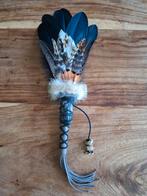 smudge veren  waaier/ feather fan, Ophalen of Verzenden