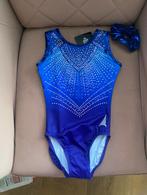Nieuw turnpakje, maat CL (140), Sport en Fitness, Turnen, Blauw, Nieuw, Turnpak(je), Kindermaat 122 t/m 140