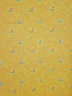 7201 geel 90s bloemenbehang met kleine bloemen swiet, Huis en Inrichting, Stoffering | Behang, Ophalen of Verzenden, 75 m² of meer