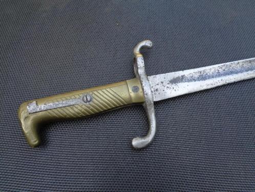 Duitse M1871 bajonet , keldervondst, Verzamelen, Militaria | Algemeen, Landmacht, Mes of Dolk, Duitsland, Ophalen of Verzenden
