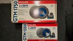 4 Philips 2 weg autospeakers gtm 1350 + 1750, Auto diversen, Autospeakers, Ophalen, Zo goed als nieuw