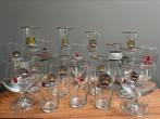 18 unieke bierglazen van Dommelsch, Verzamelen, Biermerken, Glas of Glazen, Dommelsch, Zo goed als nieuw, Ophalen