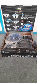 Pannenset 16 delig. NIEUW!, Nieuw, Pannenset, Ophalen of Verzenden, Rvs