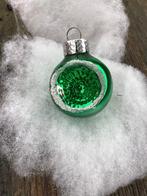 Oude Antieke Vintage Gekleurde Deuk Kerstbal Deukkerstbal, Ophalen, Gebruikt