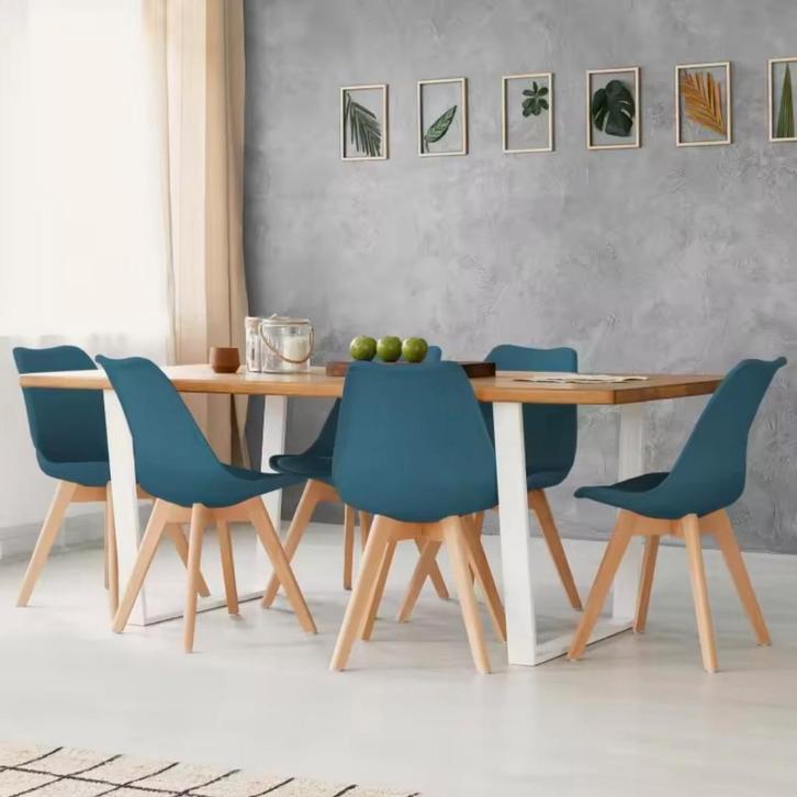 ACTIE: 6x Nordic Eetkamerstoelen - Middeleeuws Design, Huis en Inrichting, Stoelen, Ophalen of Verzenden