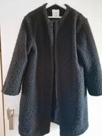 Winterjas Mango, zwart boucle stijl, Kleding | Dames, Jassen | Winter, Ophalen of Verzenden, Zo goed als nieuw, Zwart