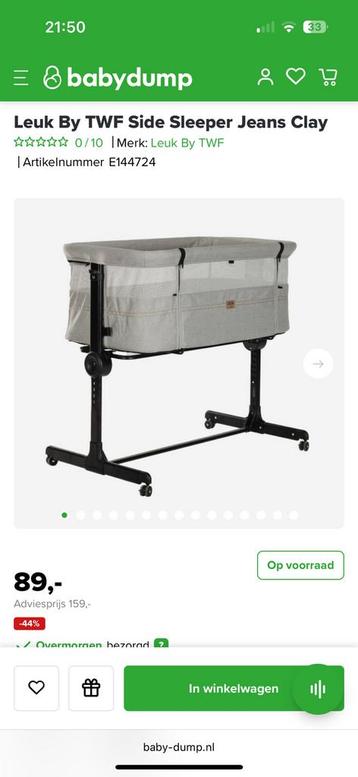Zgan co sleeper Leuk by twf beschikbaar voor biedingen