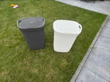 Curver wasmanden 55L wit en antreciet beschikbaar voor biedingen