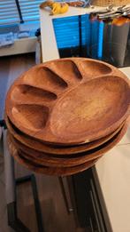 7 Houten gourmet borden, Ophalen, Overige materialen, Gebruikt, Bord(en)