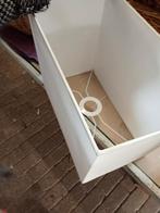 Witte Rechthoekige Schemerlamp Lampenkap, Ophalen of Verzenden, Rechthoekig