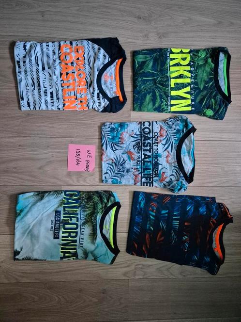 5 shirts WE fashion NIEUW 158-164, Kinderen en Baby's, Kinderkleding | Maat 158, Nieuw, Jongen, Shirt of Longsleeve, Ophalen of Verzenden