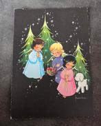 Engeltjes in de sneeuw met lammetje - Frankie, Verzenden, 1960 tot 1980, Gelopen, Feest(dag)