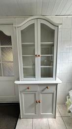 Servieskast / buffetkast wit geverfd grenen, Huis en Inrichting, Kasten | Buffetkasten, Ophalen, Gebruikt, 25 tot 50 cm, 150 tot 200 cm