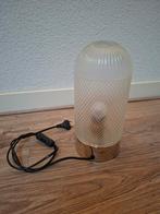 Schemerlamp met glazen stolp, Ophalen, Zo goed als nieuw, Glas, Minder dan 50 cm