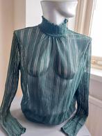 Groen transparante blouse maat S, Groen, Studio, Ophalen of Verzenden, Zo goed als nieuw