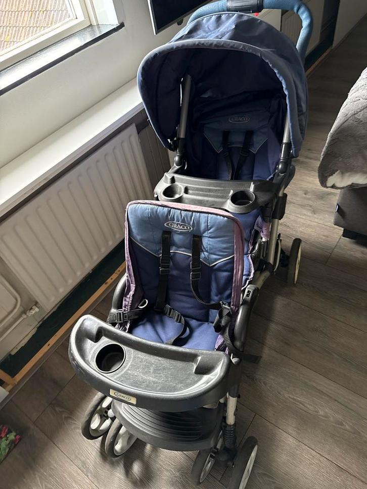 Graco Duowagen - Ideaal voor 2!, Kinderen en Baby's, Kinderwagens en Combinaties, Gebruikt, Kinderwagen, Overige merken, Duowagen