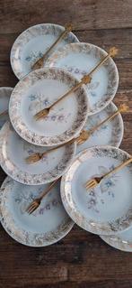 Brocante Winterling Bavaria gebaksbordjes 9 stuks €18,00, Ophalen