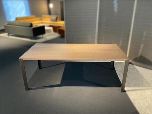 Leolux Kalia tafel 210x100 eiken, Huis en Inrichting, Tafels | Eettafels, Zo goed als nieuw, 100 tot 150 cm, 200 cm of meer, Vijf personen of meer