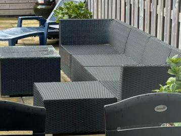 Loungeset Wicker - Gebruikt beschikbaar voor biedingen