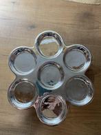 Zilveren kaarshouder voor 7 grote kaarsen, Ophalen of Verzenden, Overige materialen, Minder dan 25 cm