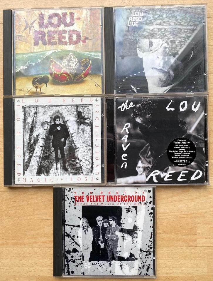 5x Lou Reed / Velvet Undergound CD - samen €20 of los, Cd's en Dvd's, Cd's | Rock, Gebruikt, Alternative, Ophalen of Verzenden