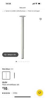 GRATIS IKEA Olov poten voor bureau (4 x, geen schroeven), Ophalen, Zo goed als nieuw