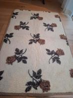 Wollen Deken Topper Retro 150x100 Beige/Bruin, Gebruikt, Ophalen of Verzenden, Bruin, 100 tot 150 cm