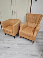 2 fauteuils voor €40,-!, Huis en Inrichting, Fauteuils, Ophalen, Gebruikt, Minder dan 75 cm, Nvt
