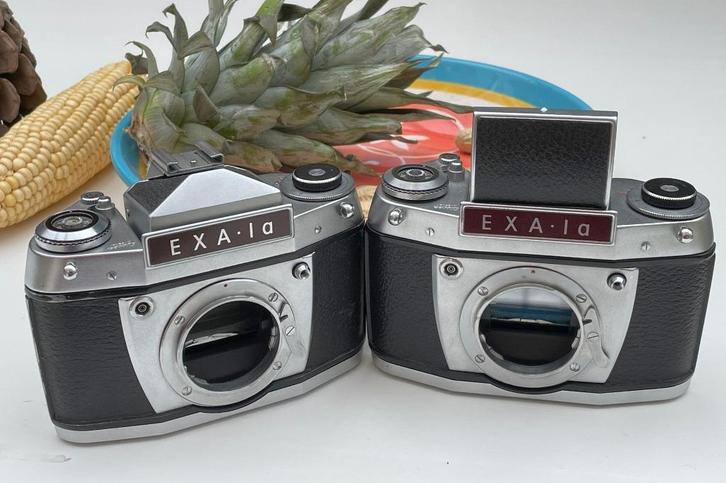 Exa 1a body met waistlevel finder of prisma finder, Audio, Tv en Foto, Fotocamera's Analoog, Compact, Overige Merken, Ophalen of Verzenden