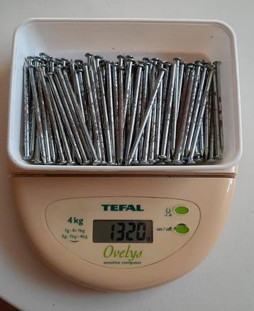 Draadnagels 3,5x80mm, spijkers, drieduimers beschikbaar voor biedingen